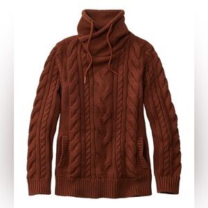 L.l. Bean Women's Double L® Mixed-Cable Sweater, Funnelneck
